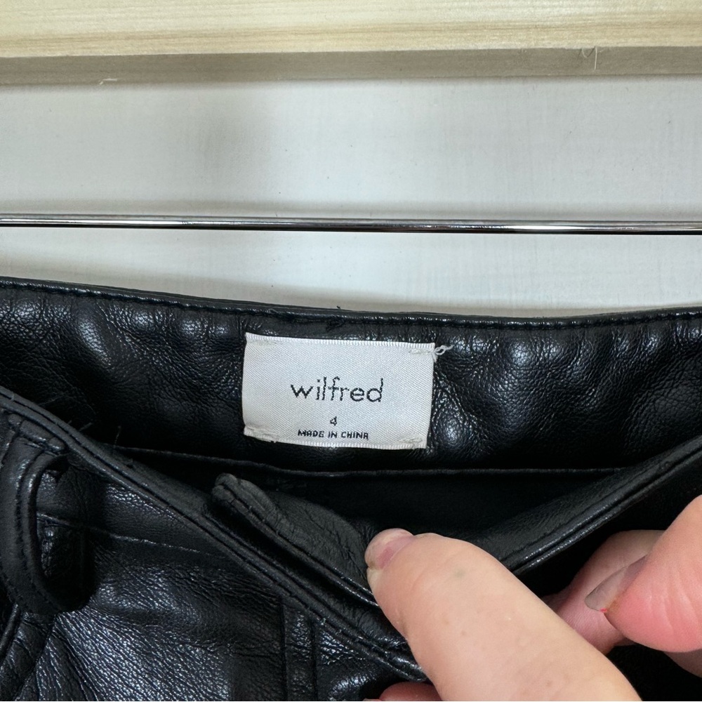 Aritzia Wilfred Melina Vegan Leather Pant - Picture 7 of 8